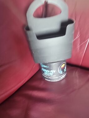 Black  Cup Holder with Handle For Fries..